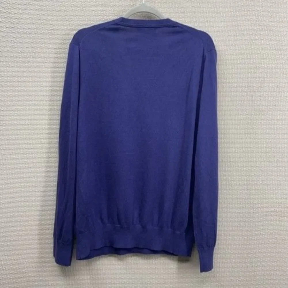 NWOT Banana Republic Luxury Blend Silk/Cotton/Cashmere V-Neck Sweater Men Size L
